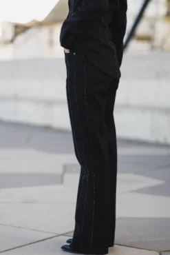 Luca Embellished Black
