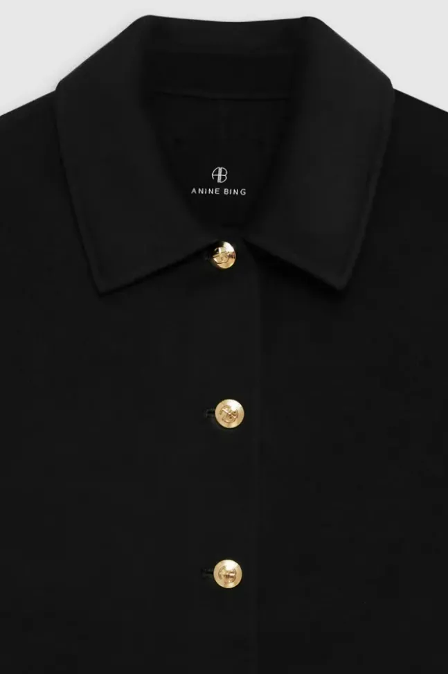Luca Jacket Black Cashmere Blend Black