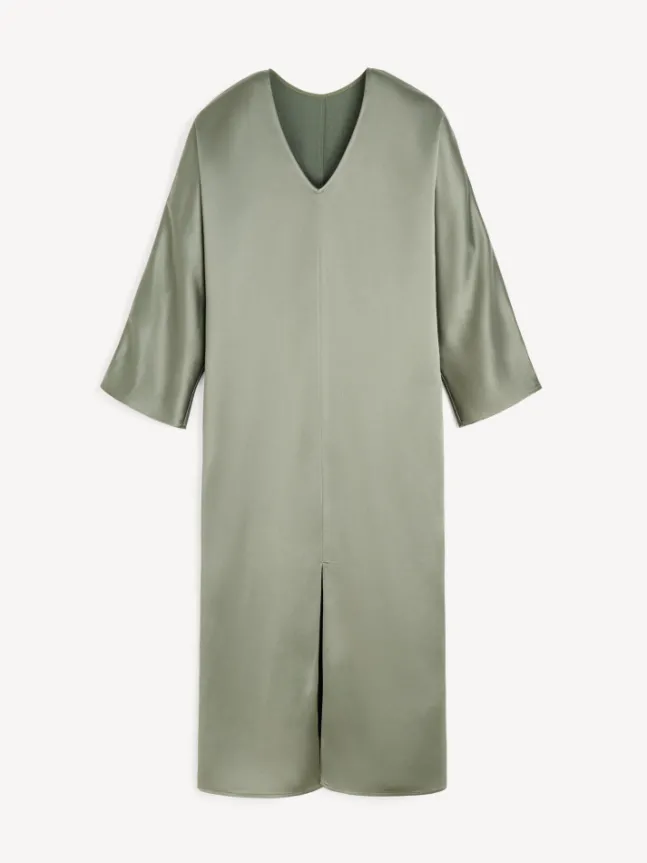 Lucina Dress Deep Lichen Green
