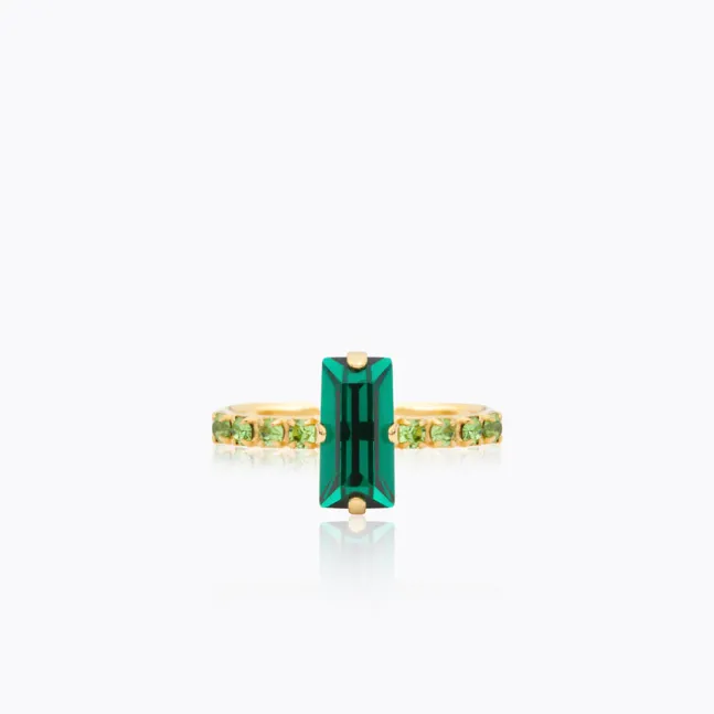 Lucy Ring Gold Emerald/Peridot