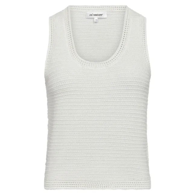 Lue Knit Top Offwhite