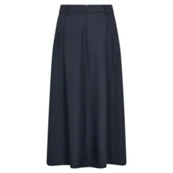 Luna Pocket Pleat Skirt Navy