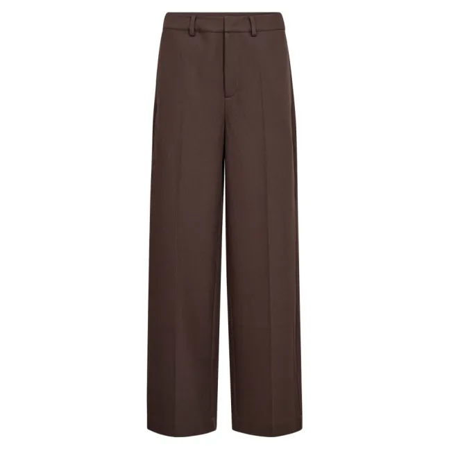 Luna Wide Pant Dark Brown