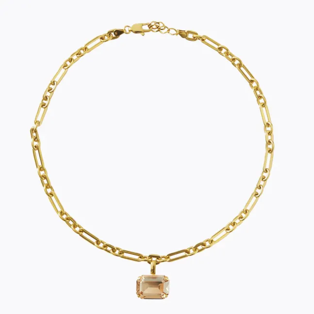 Lydia Chain Necklace Gold Golden Shadow