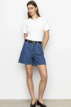 Lyle Shorts Mid Blue Dot