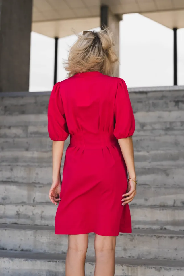 Malanie 2/4 Shirt Dress Jazzy