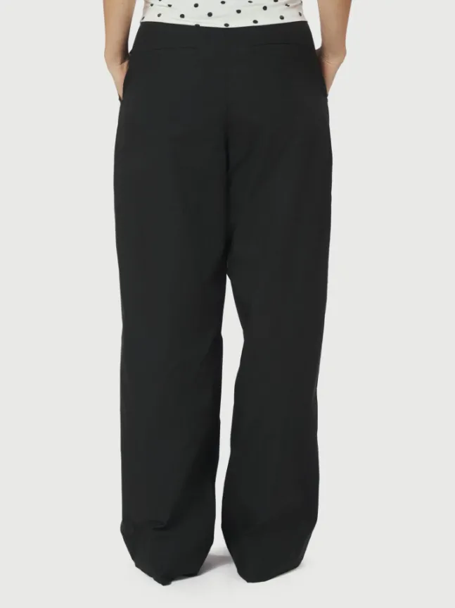 Malba Poplin Pants Black