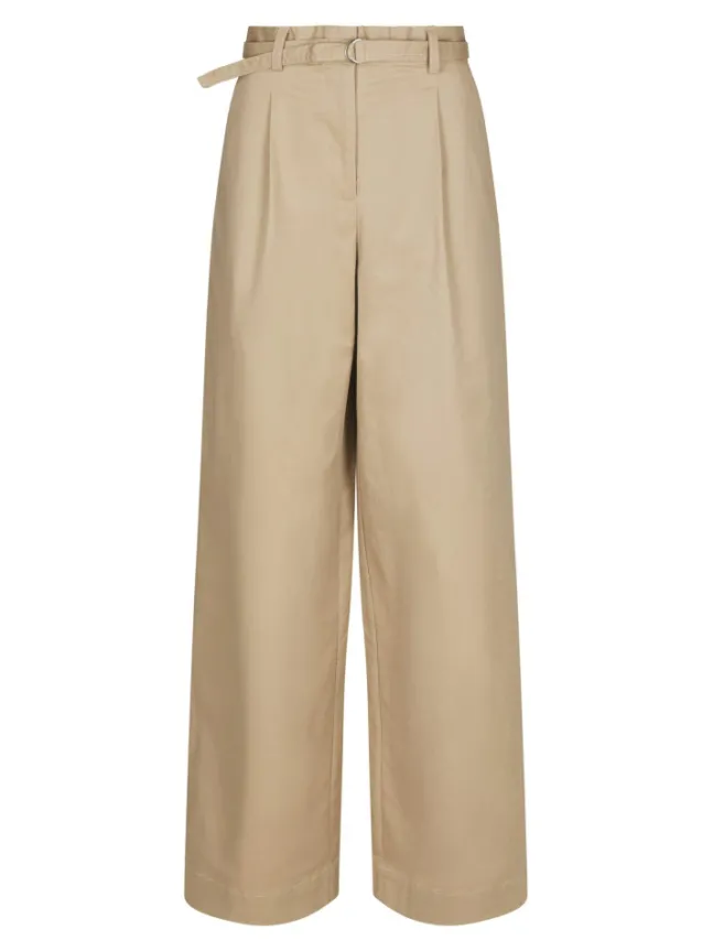 Malba Solid Pants Camel
