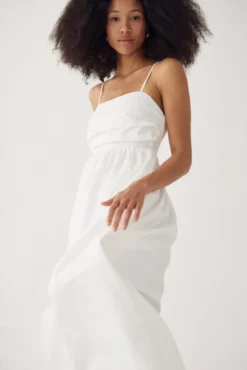Malika Dress White