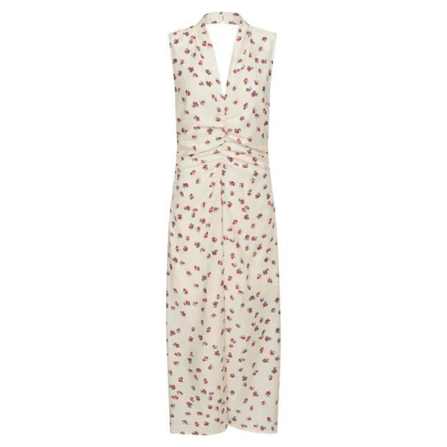 Maris Flower Dress Offwhite