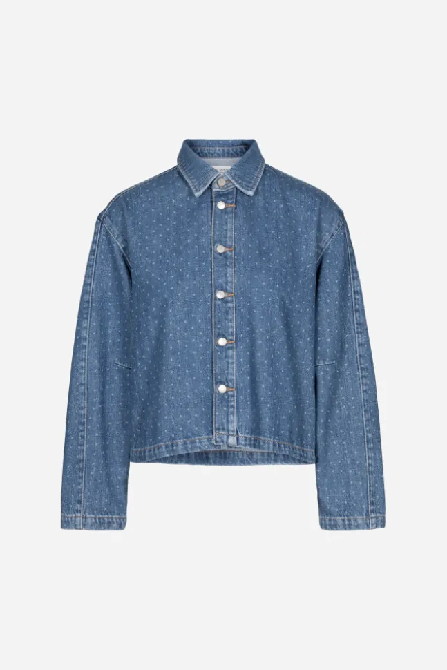 Marley Shirt Mid Blue Dot