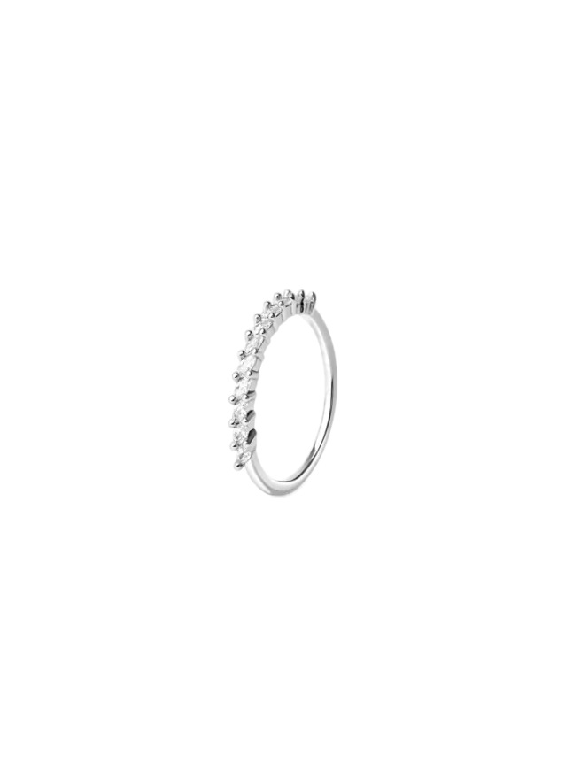 Marquise Stacker Ring Silver