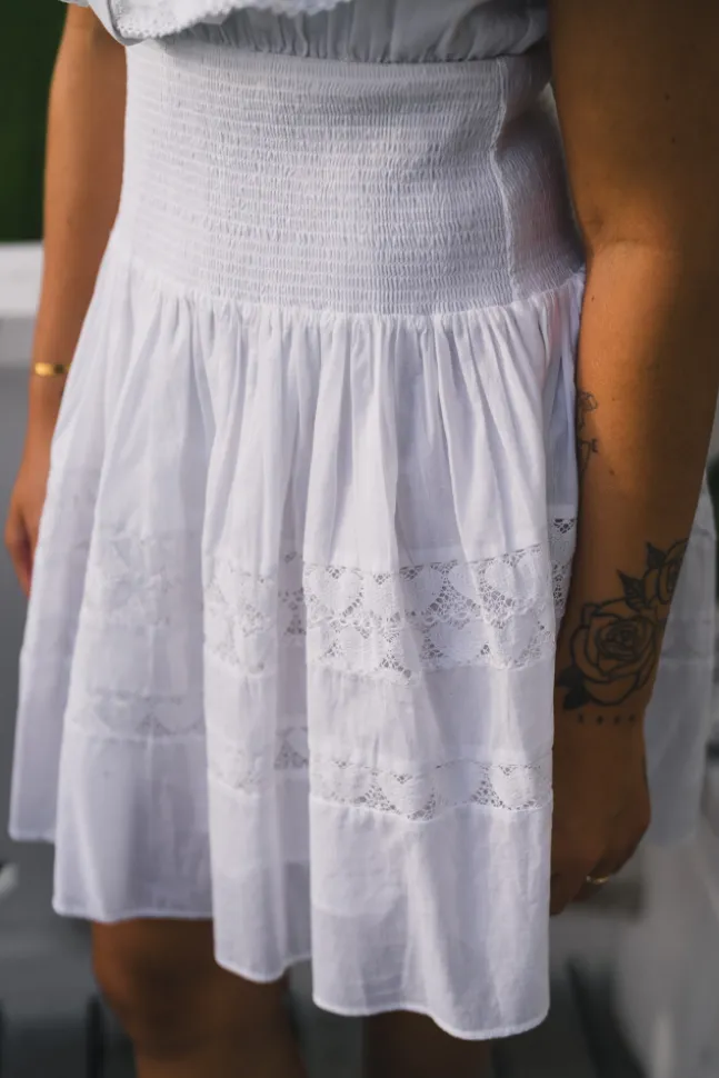 Mary Mini Dress White