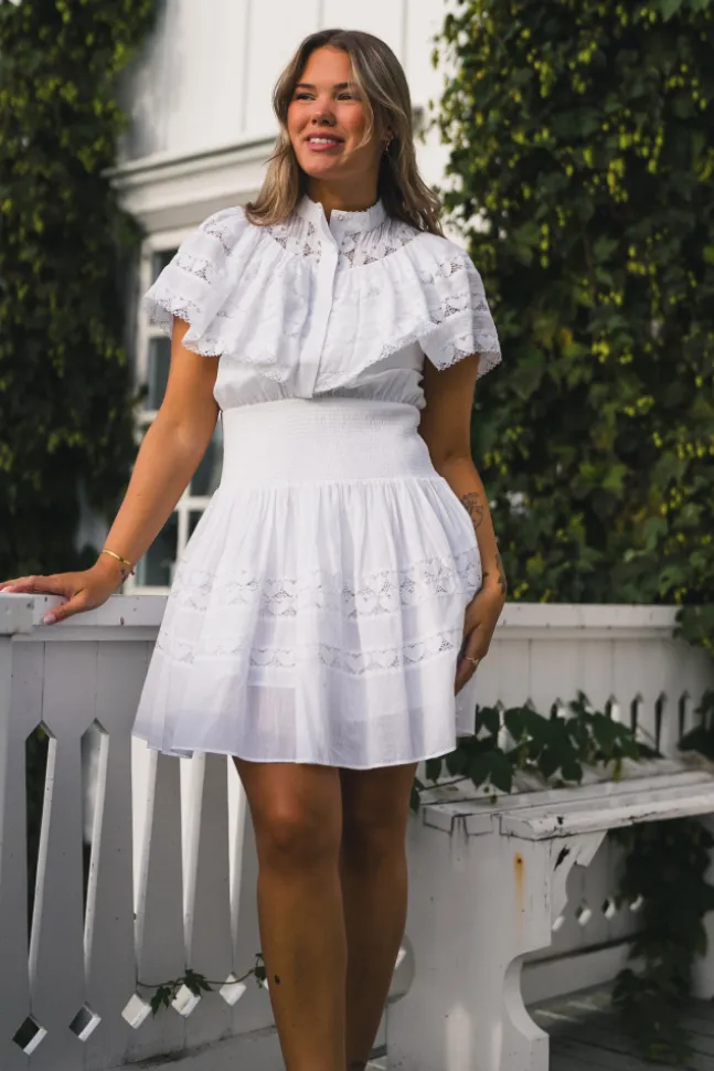 Mary Mini Dress White