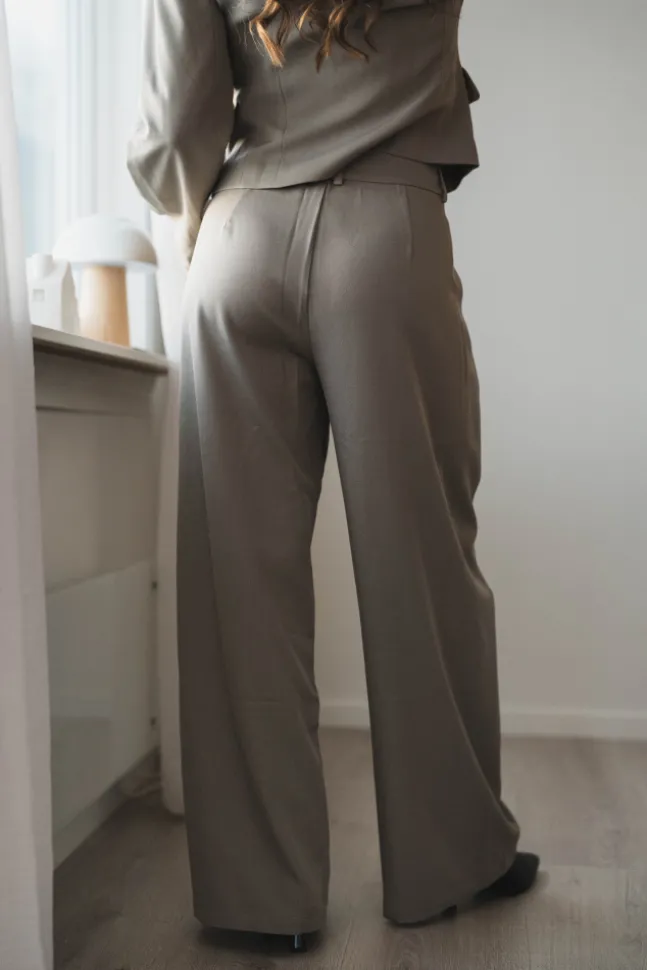 Massie Structure Pants Warm Grey