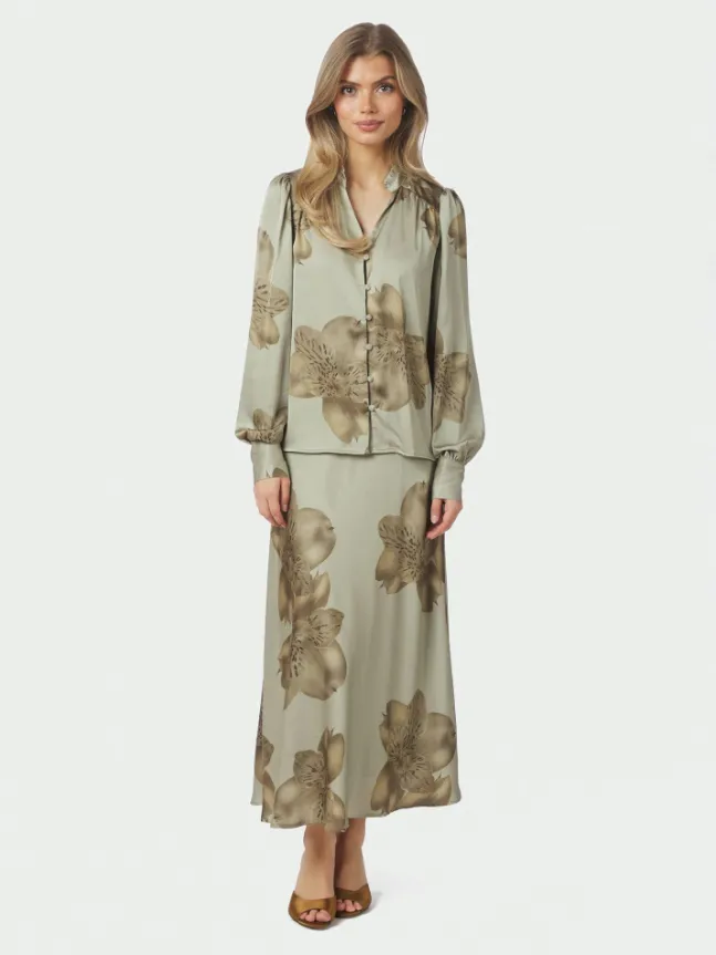 Massima Misty Orchid Blouse Smoke Green