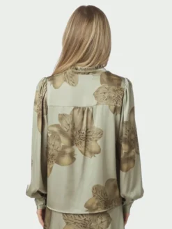 Massima Misty Orchid Blouse Smoke Green