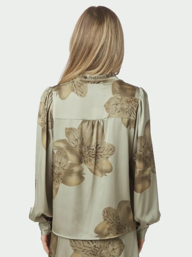 Massima Misty Orchid Blouse Smoke Green