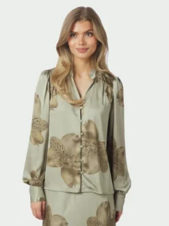 Massima Misty Orchid Blouse Smoke Green