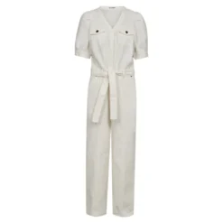 Mateo SS Jumpsuit Offwhite