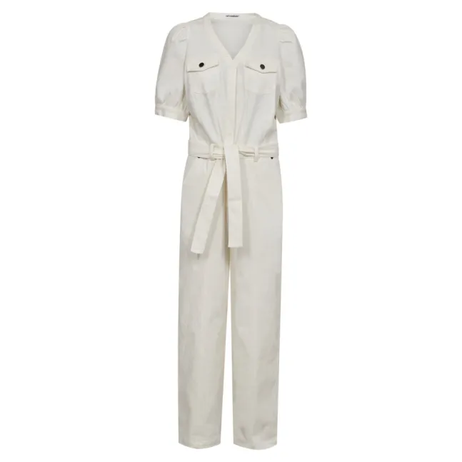 Mateo SS Jumpsuit Offwhite