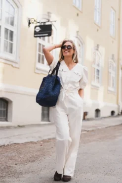 Mateo SS Jumpsuit Offwhite