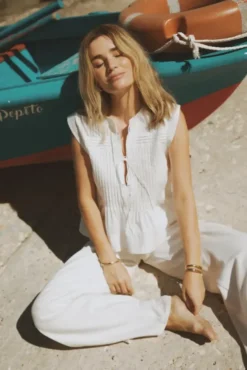 Mavie Top White