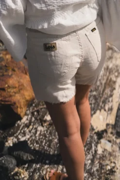 Maya Short Linen Summer Ecru