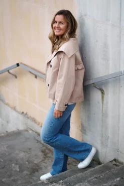 Mazie Perry Short Coat Sandstone