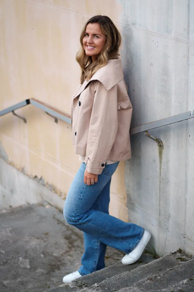 Mazie Perry Short Coat Sandstone