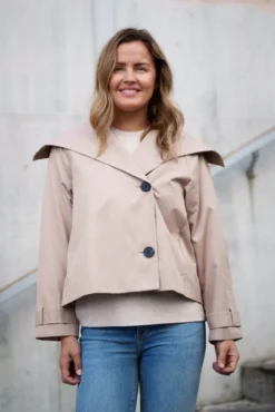 Mazie Perry Short Coat Sandstone