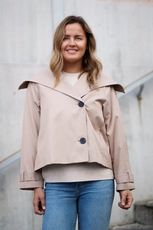 Mazie Perry Short Coat Sandstone