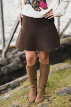 Mercy East Skirt Slate Black