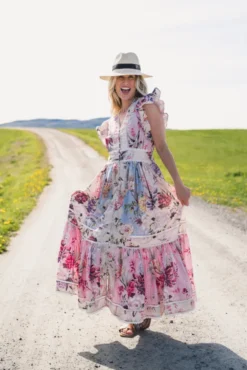 Messa CS Long Dress Pristine W. Ballerina/Skyway