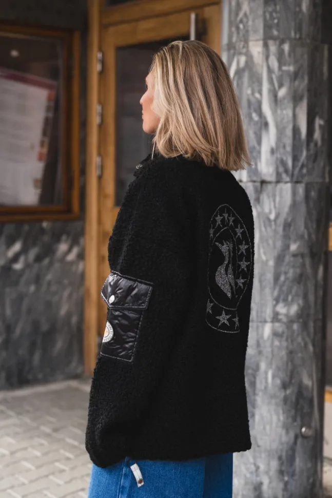 Micky Half Zip Black