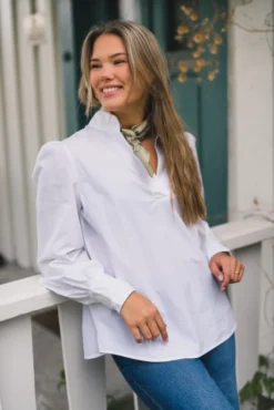 Mie Blouse Optical White