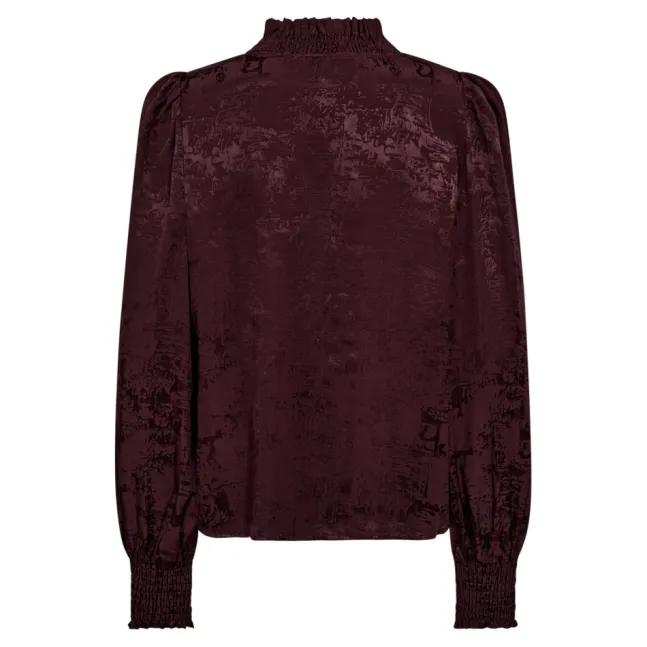 Miko V-Blouse Plum
