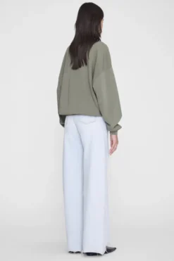 Miles Sweatshirt Letterman Desert Sage