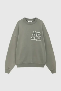 Miles Sweatshirt Letterman Desert Sage