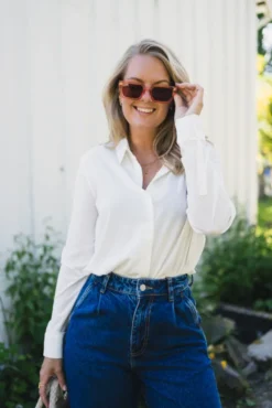 Milly NP Shirt 9942 Clear Cream