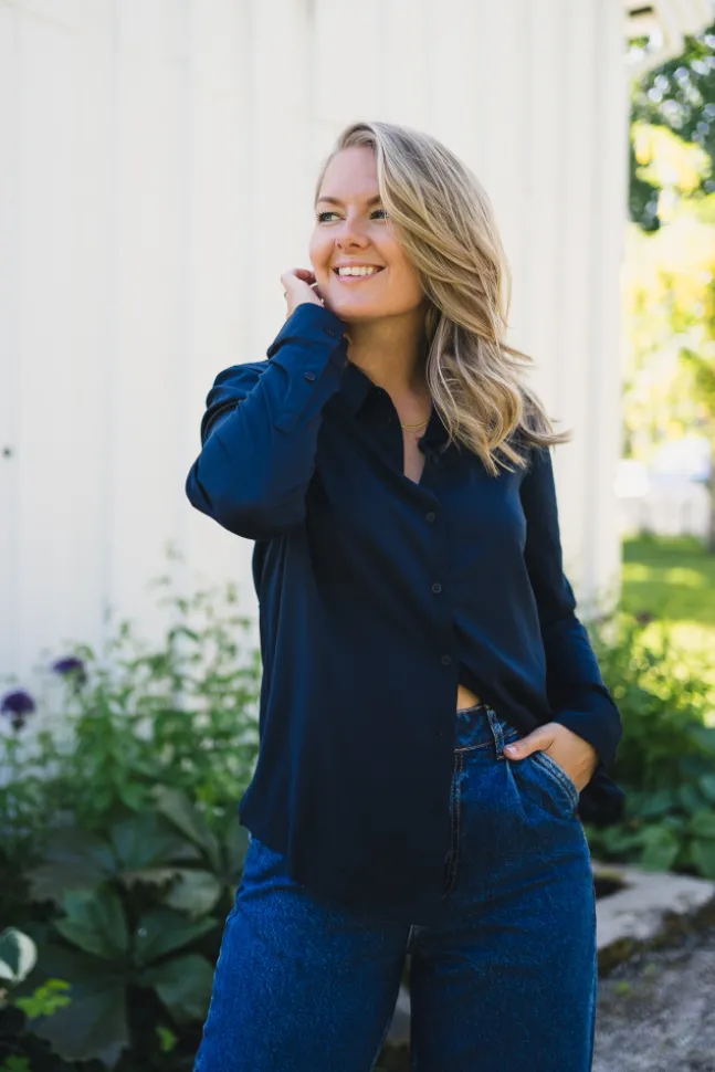 Milly NP Shirt 9942 Dark Sapphire