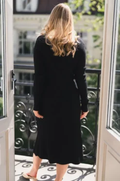 Mima Merino Dress Black