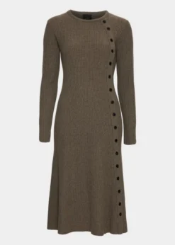 Mima Merino Dress Wood