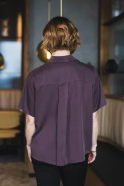 Mina SS Shirt 14028 Fudge