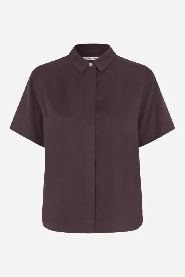 Mina SS Shirt 14028 Fudge