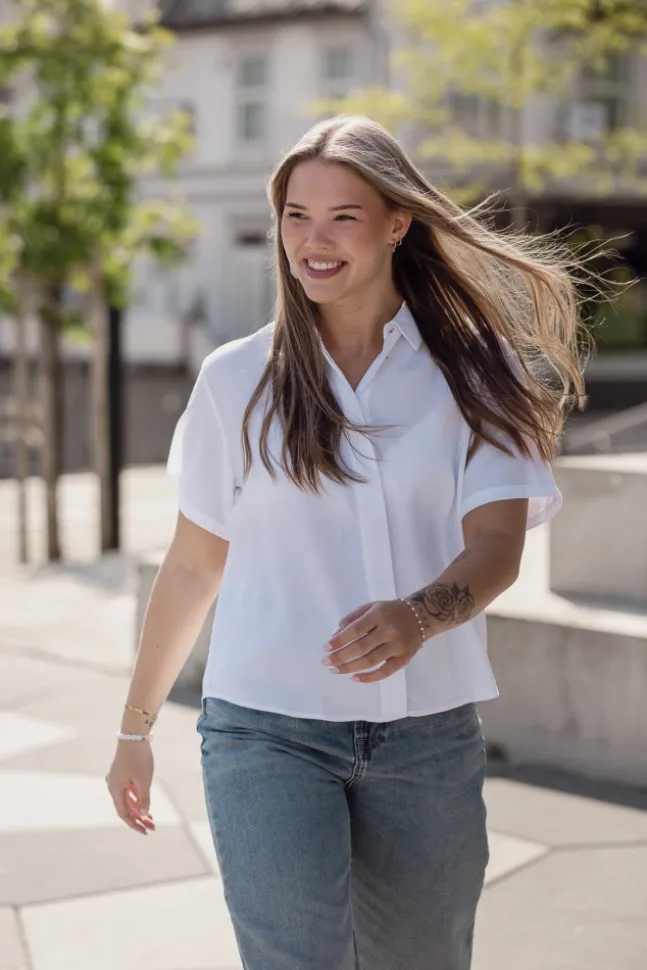 Mina SS Shirt 14028 White