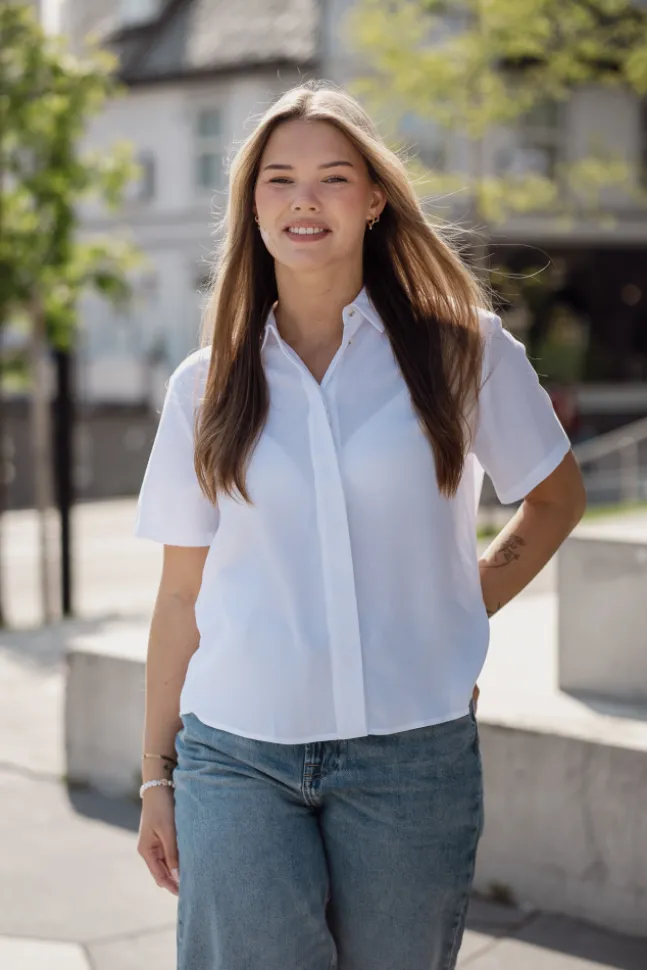 Mina SS Shirt 14028 White