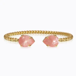 Mini Drop Bracelet Gold Flamingo Ignite