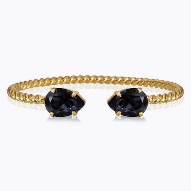 Mini Drop Bracelet Gold Graphite