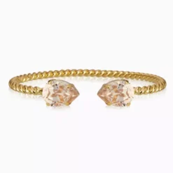 Mini Drop Bracelet Gold Silk